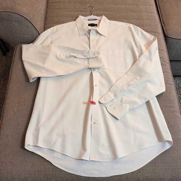 Lands' End Other - Lands' End Supima Cotton Hyde Park Tailored Fit Button Down Shirt 17 1/2-34